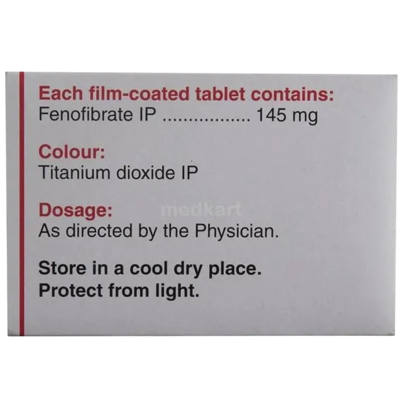 fenolip 145mg tablet 10's